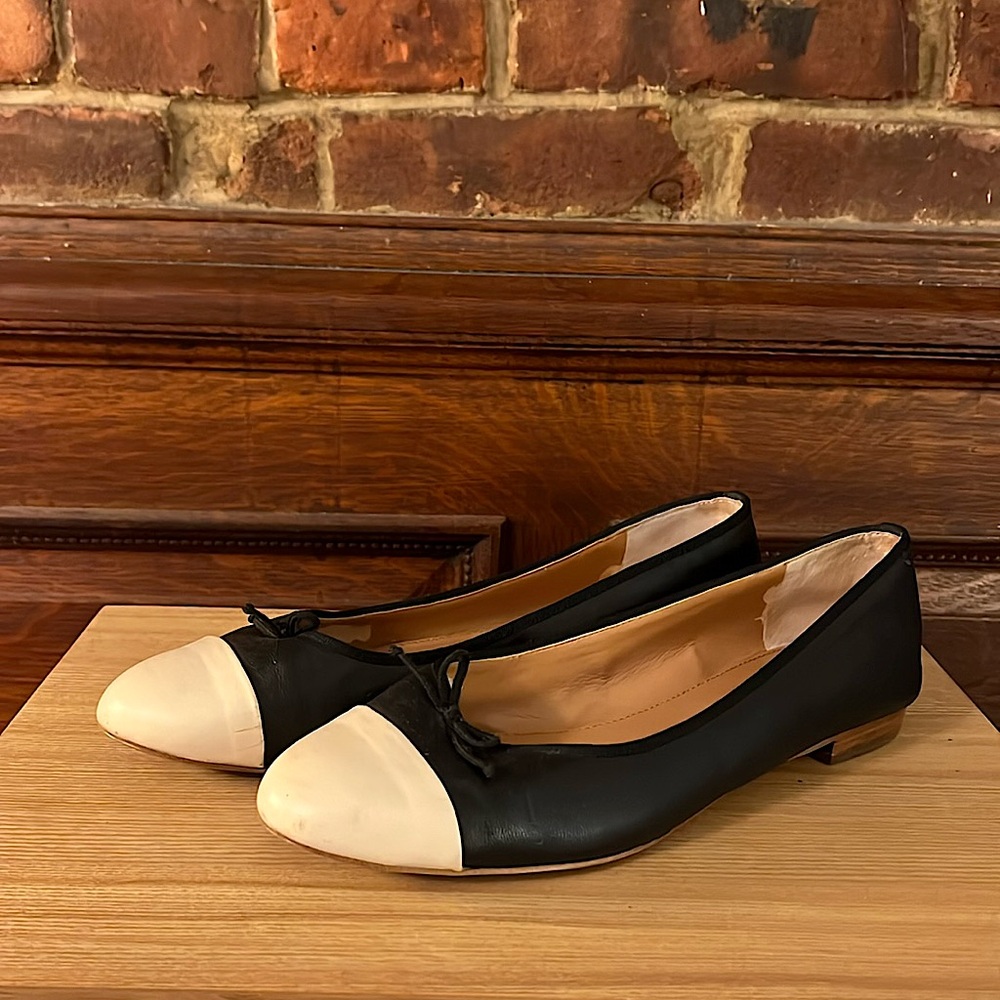 J. Crew cap toe ballet flat